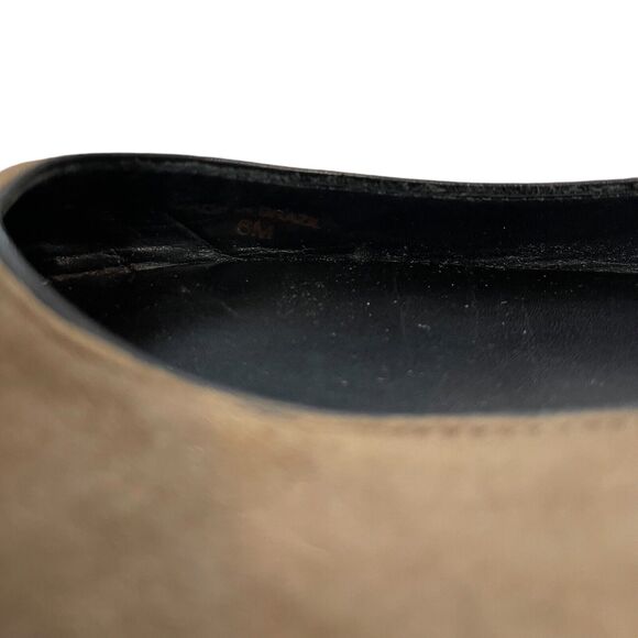 DVF Diane Von Furstenberg Olive Suede Ballet‎ Flat Size 6 - Picture 10 of 10